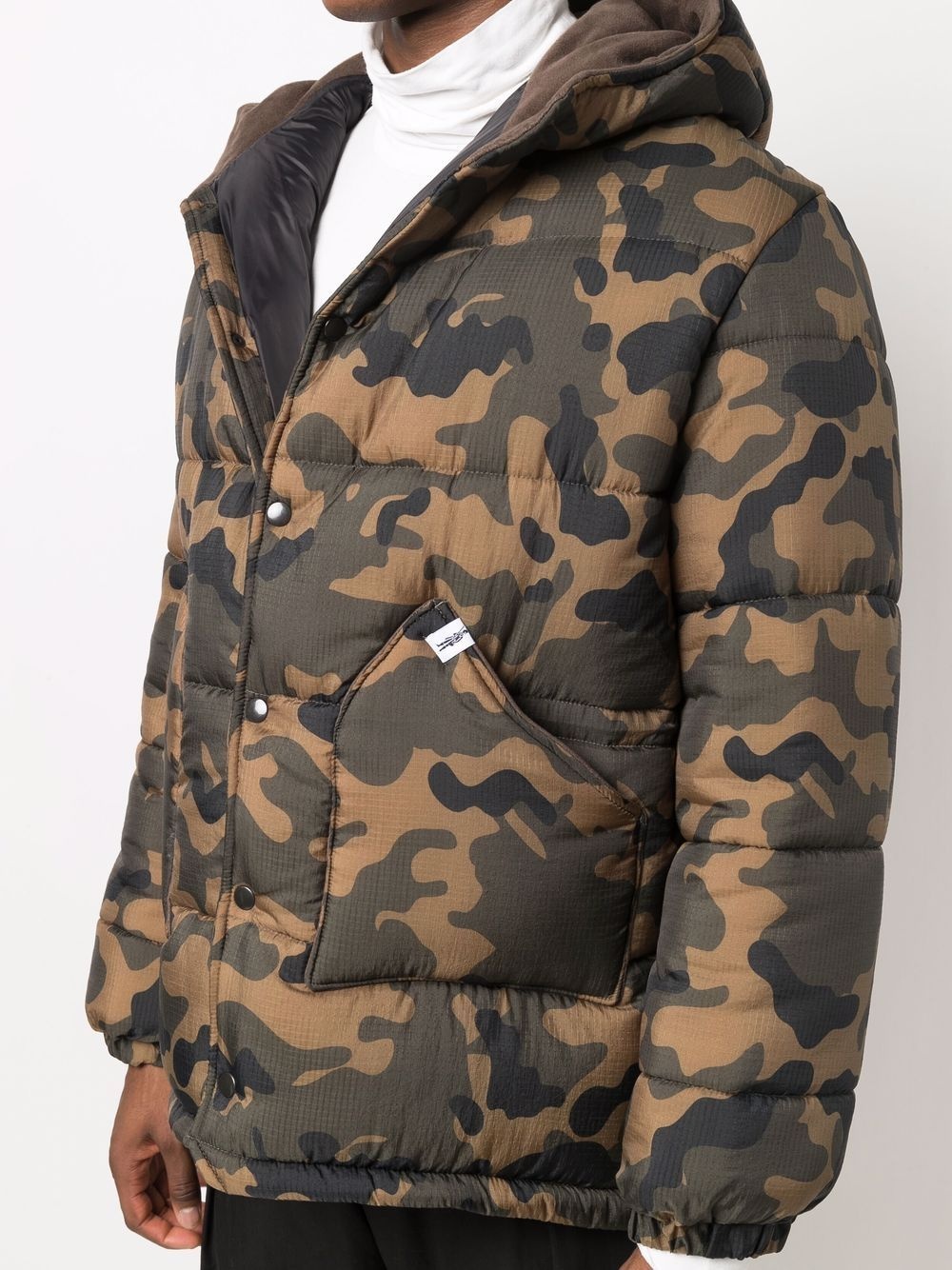 camouflage-pattern padded jacket - 5