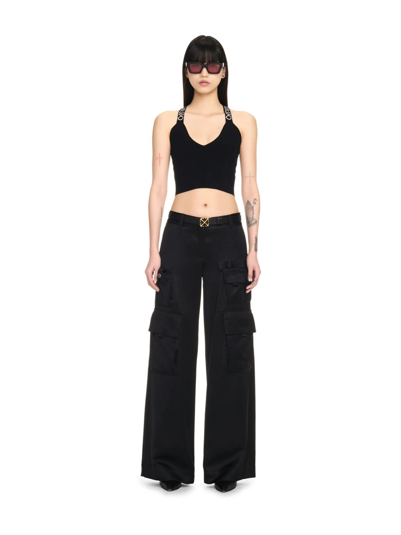 Off-White Satin Toybox Cargo Pant outlook