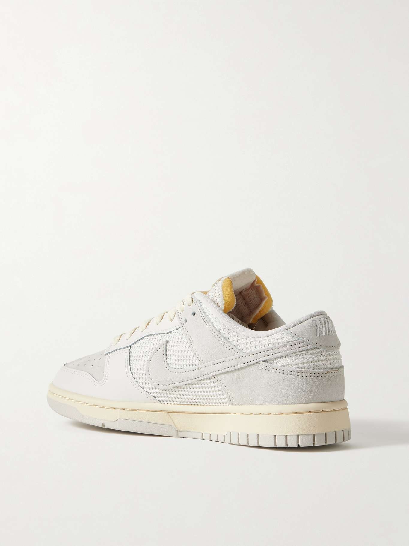 Nike Dunk Low waffle-knit, suede and leather sneakers | REVERSIBLE