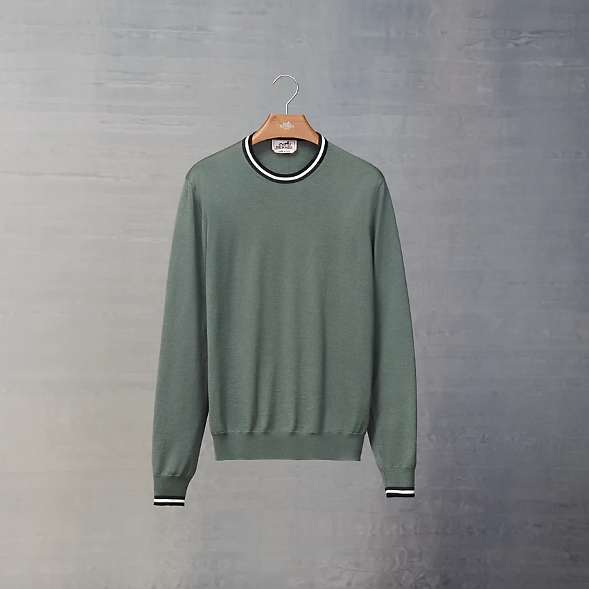 "Rayures & twist" crewneck sweater - 4