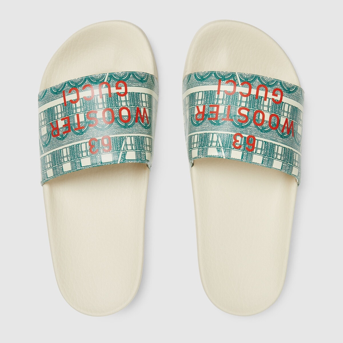 Women's Gucci Wooster print slide sandal - 3