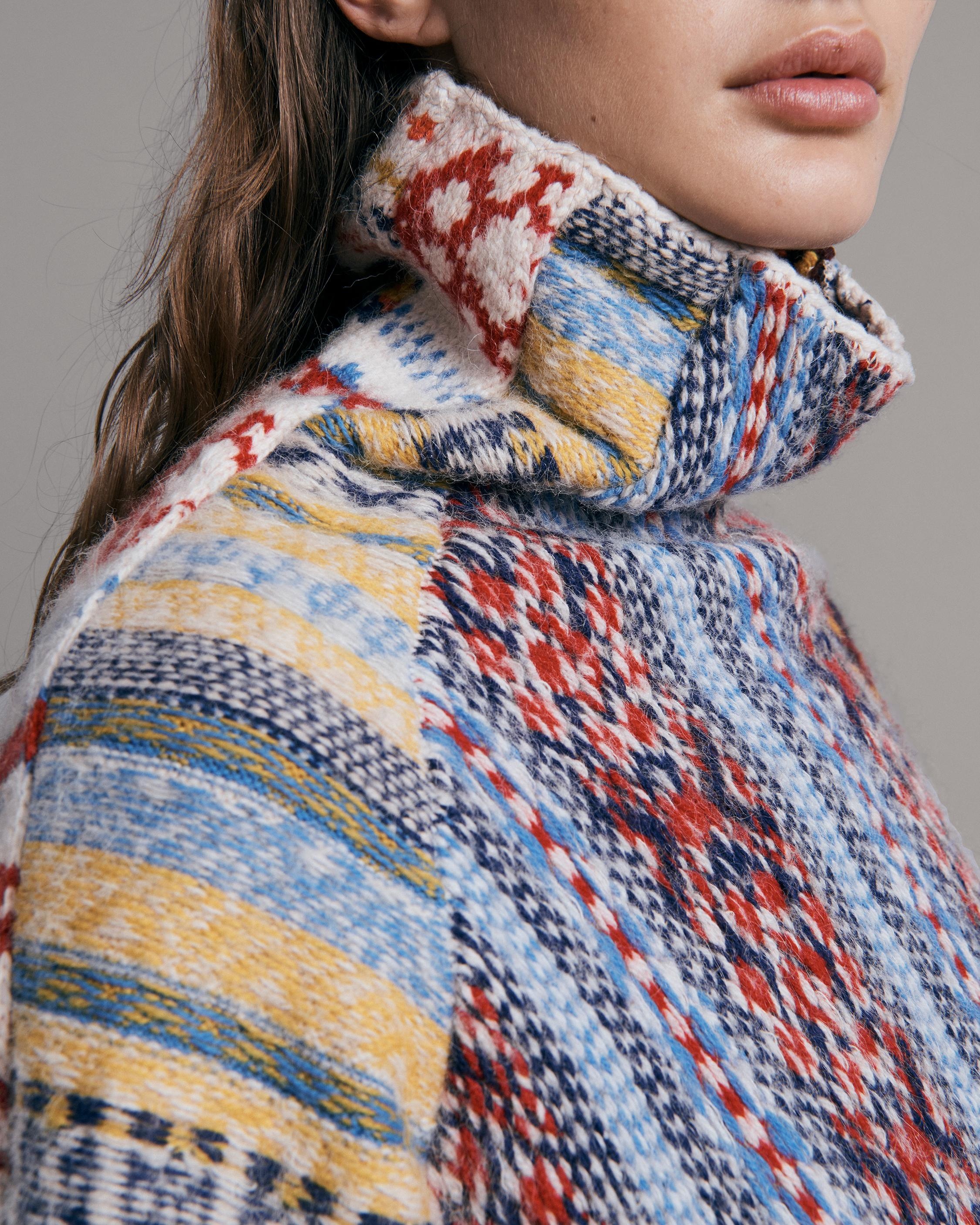 Hollis Wool Fair Isle Turtleneck
Cropped Fit Sweater - 6