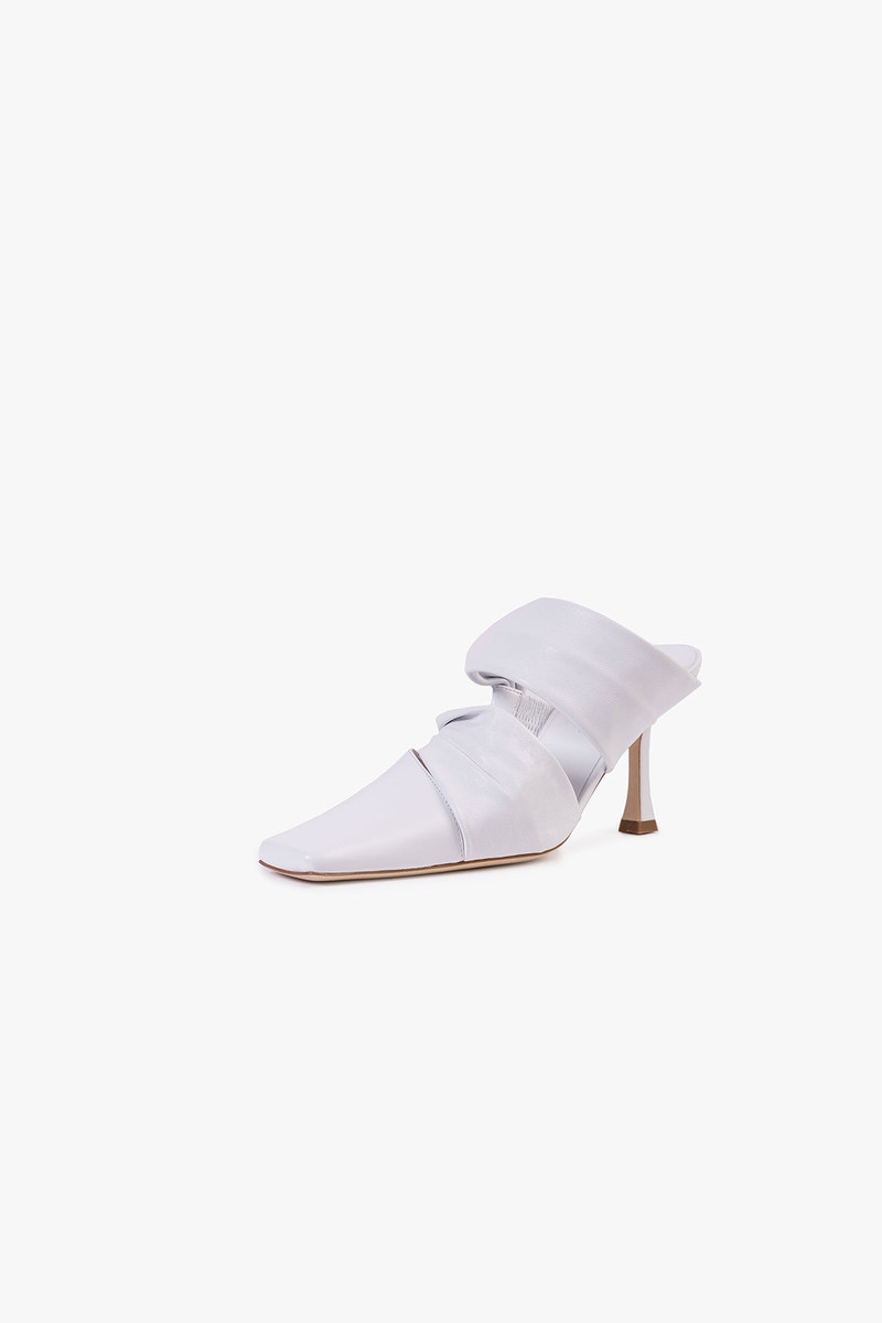 A.W.A.K.E. MODE CAROLINE TWISTED STRAP PUMP WHITE outlook