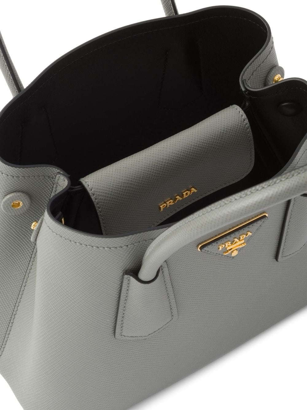 Double Saffiano leather tote bag - 6