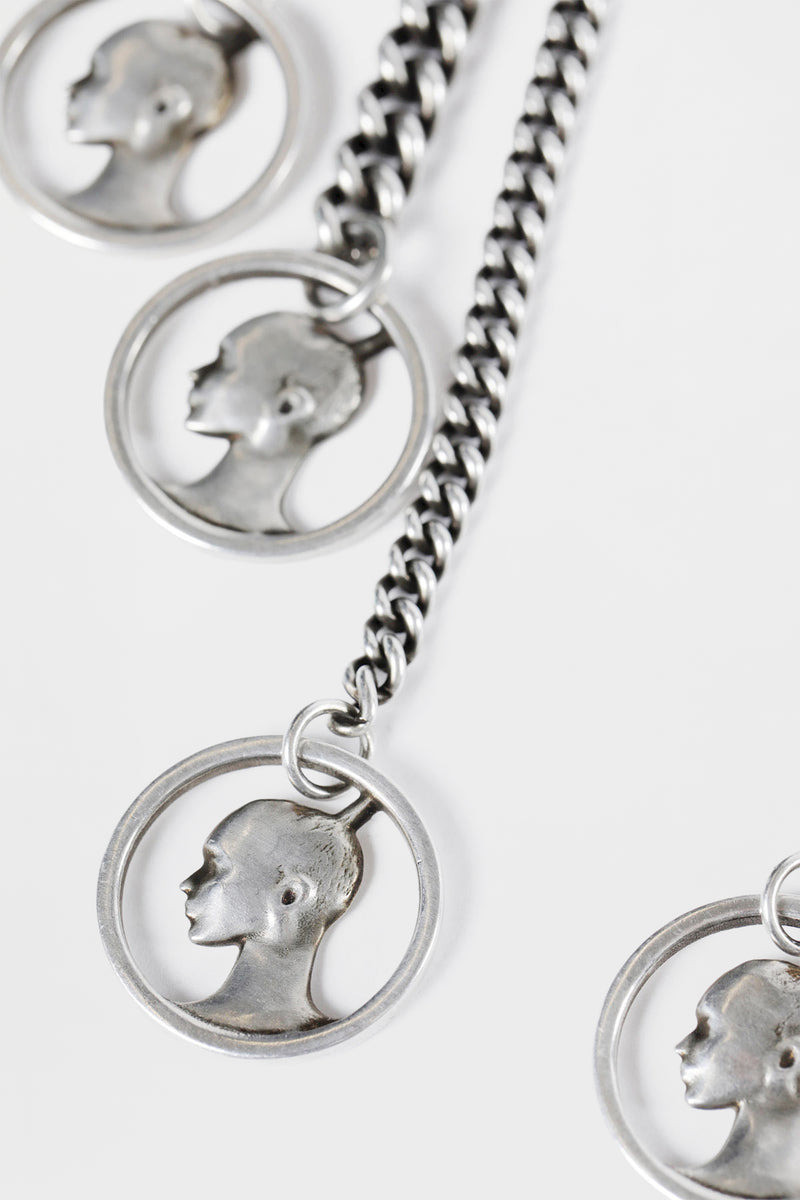 Ann Demeulemeester Ebby Coin Signet Earrings outlook