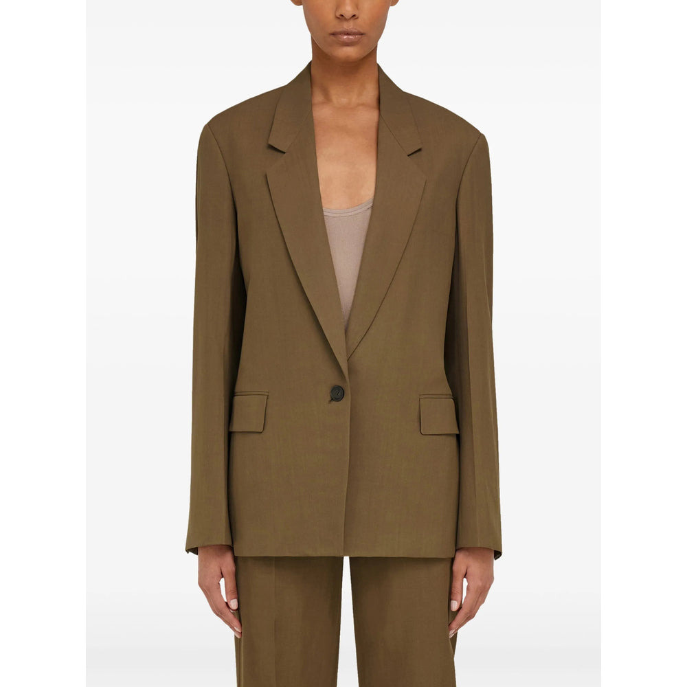 Ferragamo Brown Jackets - Blazers Women - 3