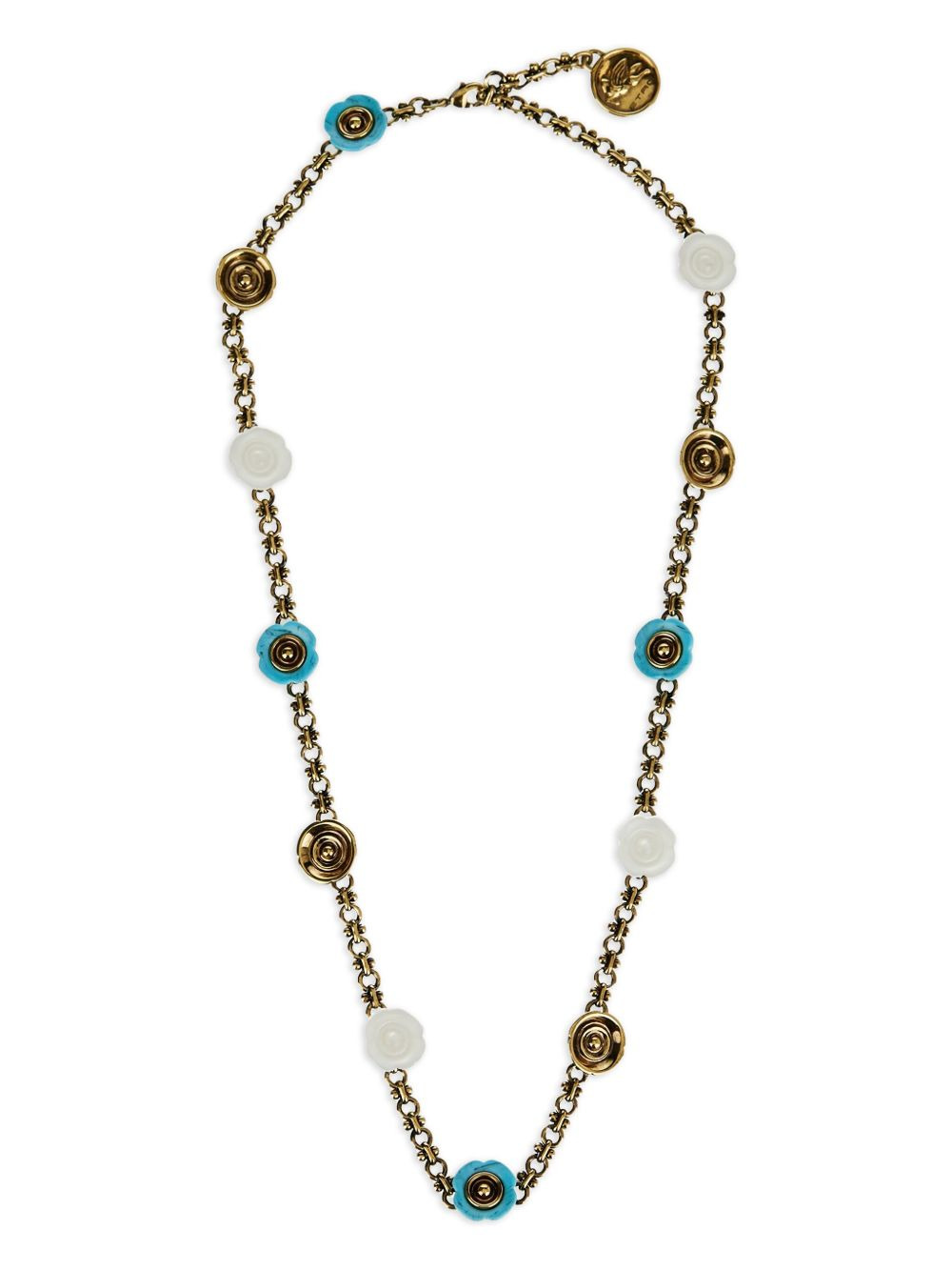 floral-charm necklace - 1