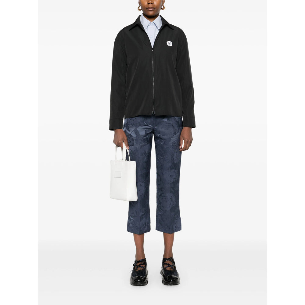 Kenzo Blue Trousers - Straight Trousers Women - 5