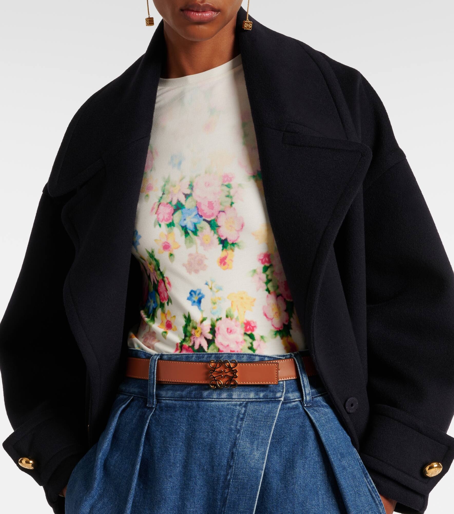 Anagram reversible leather belt - 2