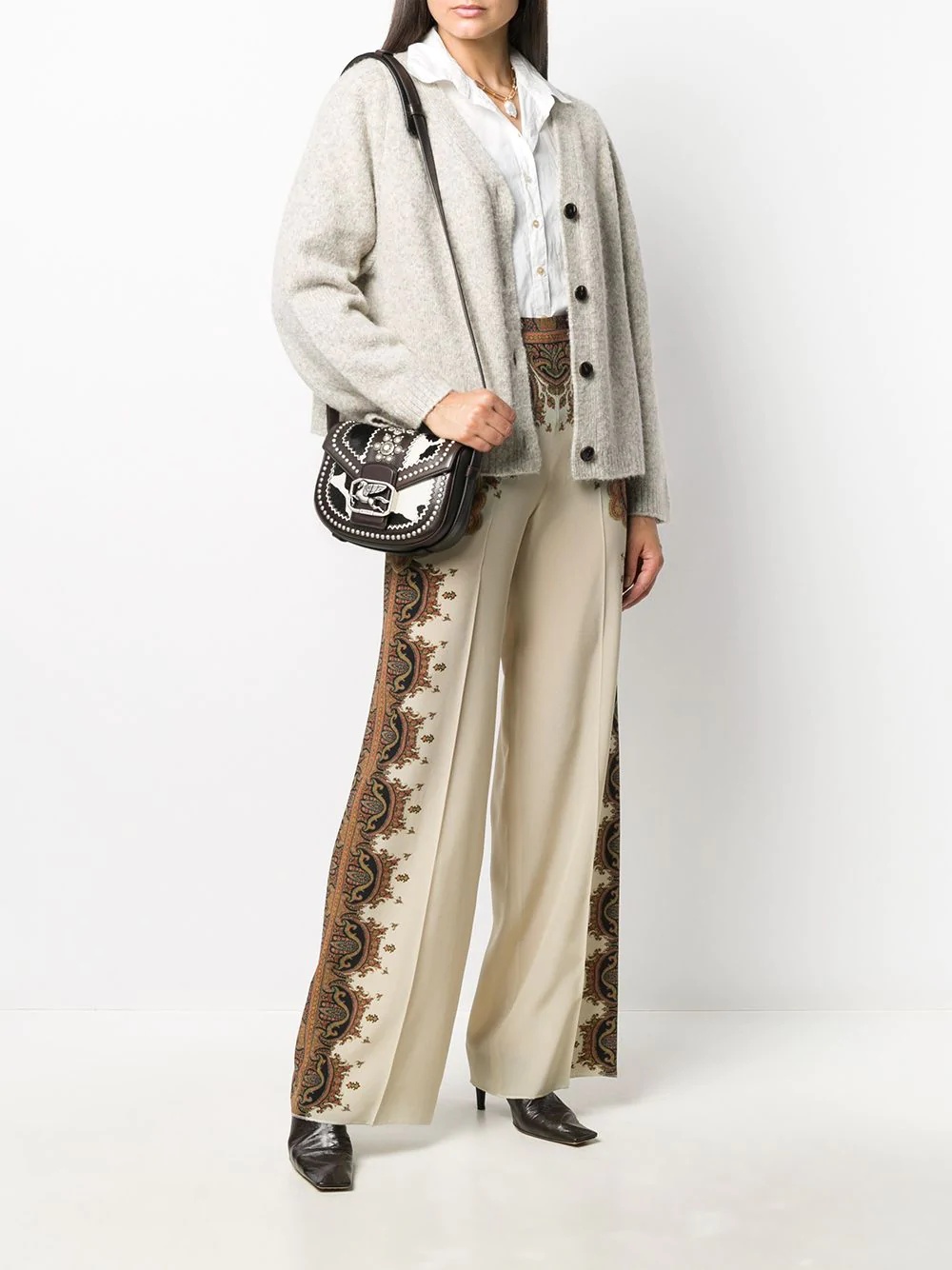 paisley-print palazzo trousers - 2