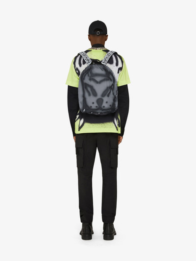 Givenchy ESSENTIEL U BACKPACK WITH TAG EFFECT DOG PRINTS WITH COVER outlook