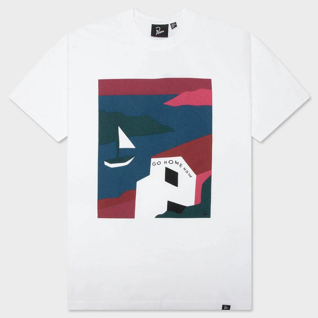 NO VACATION T-SHIRT - WHITE - 1