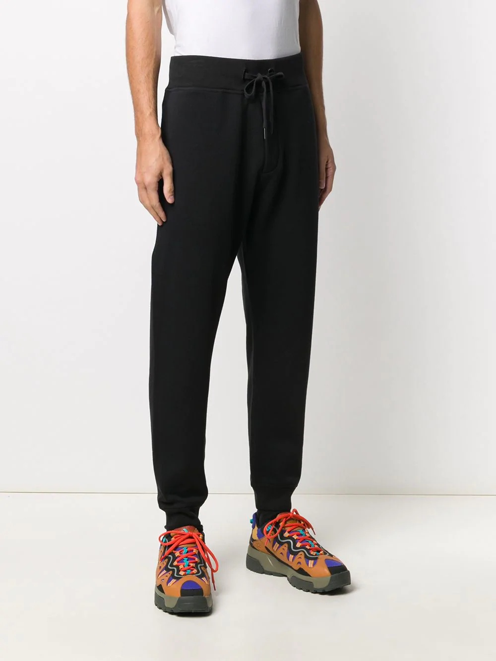 high-waisted track trousers - 3