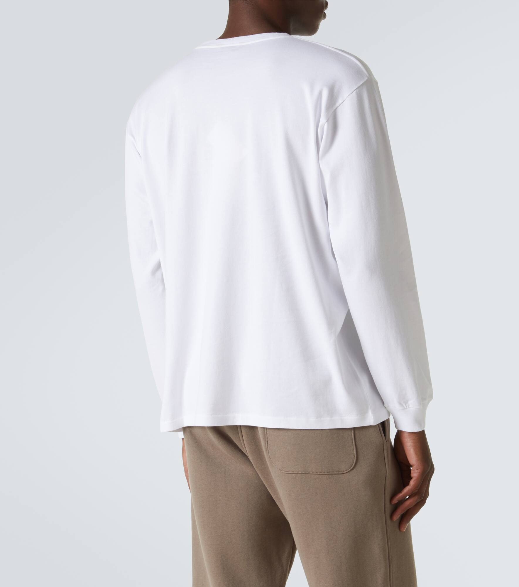 Luster Plaiting cotton T-shirt - 4