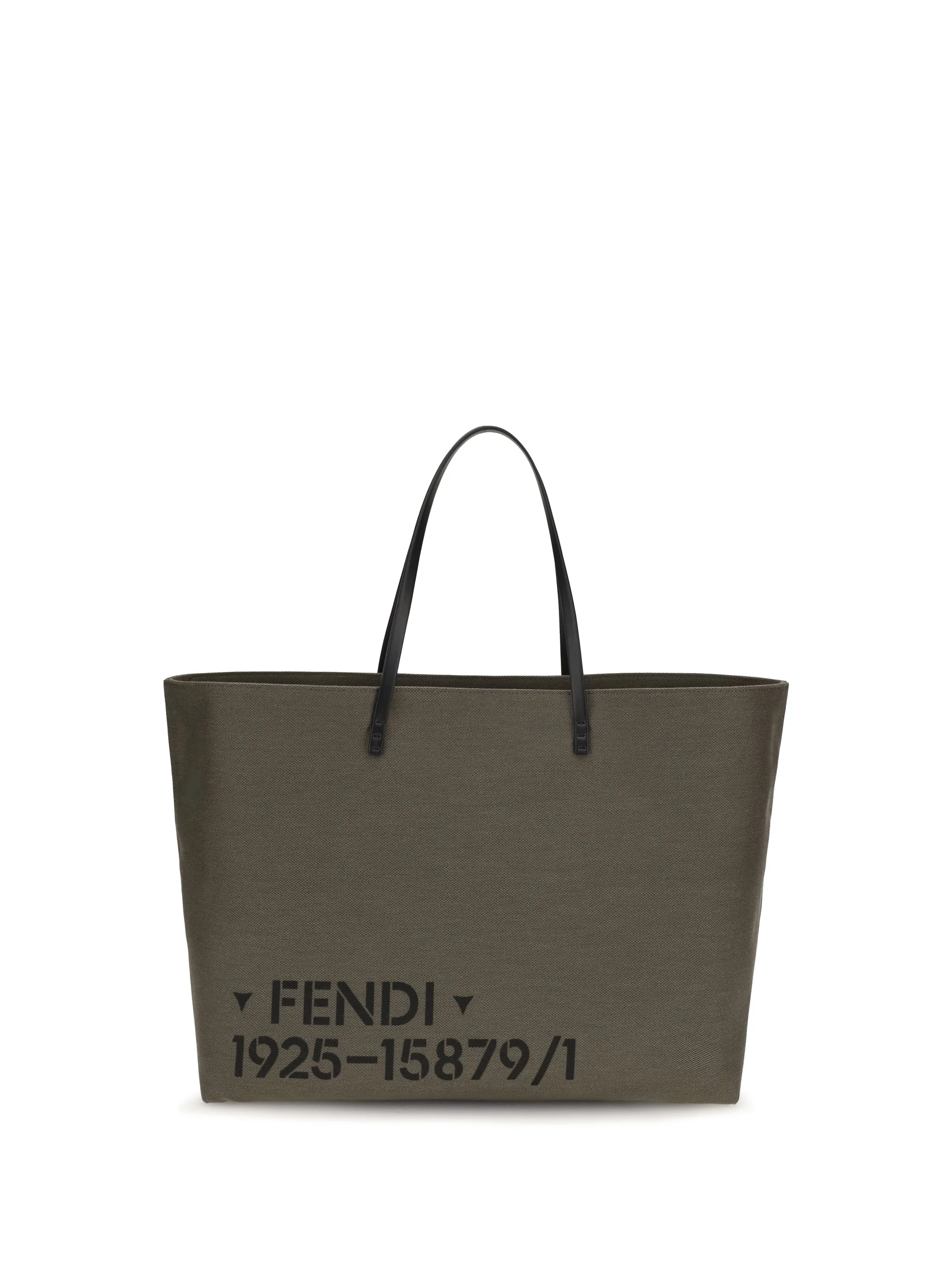Fendi Roll Large Shopping Bag Green/Black - 1
