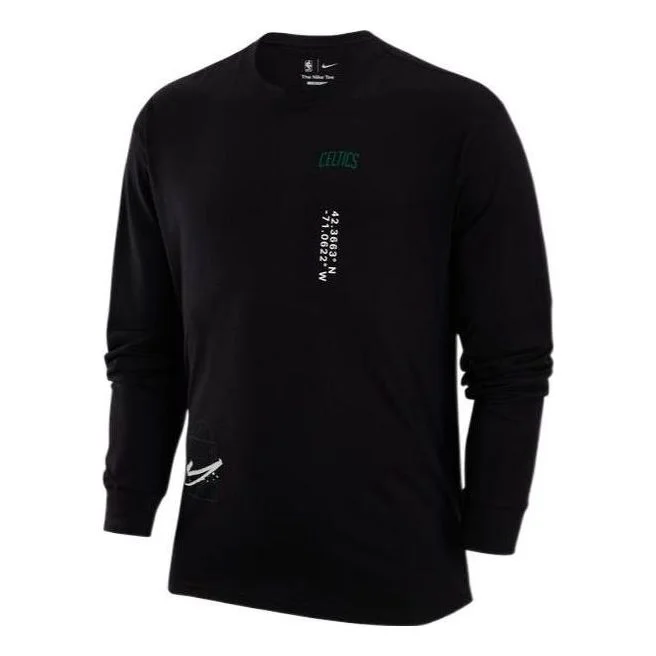 Nike Graphic printed Boston logo T-shirt 'Black' DR6336-010 - 1
