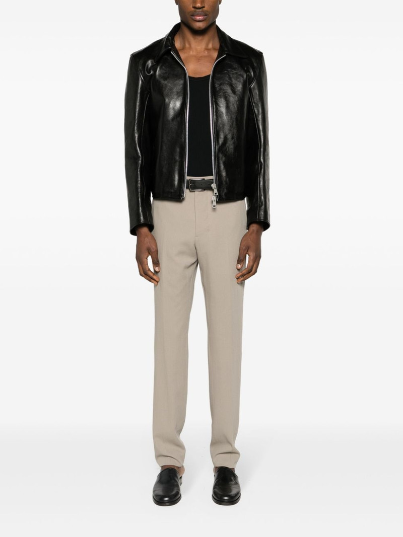 AMI Paris virgin-wool tailored trousers outlook