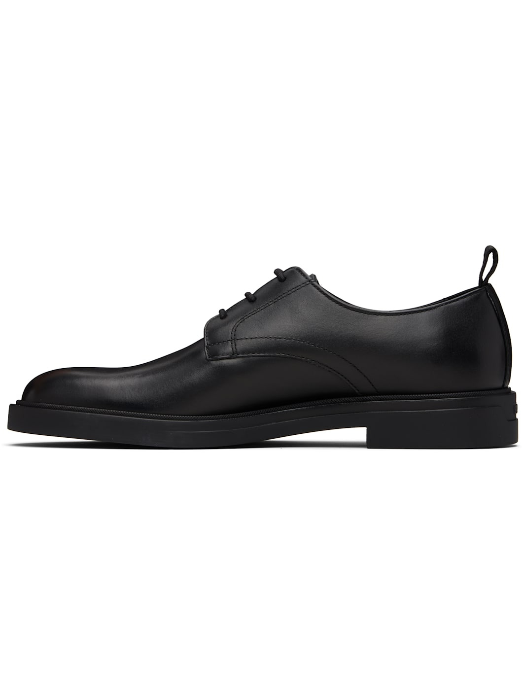 Black Leather Derbys - 3