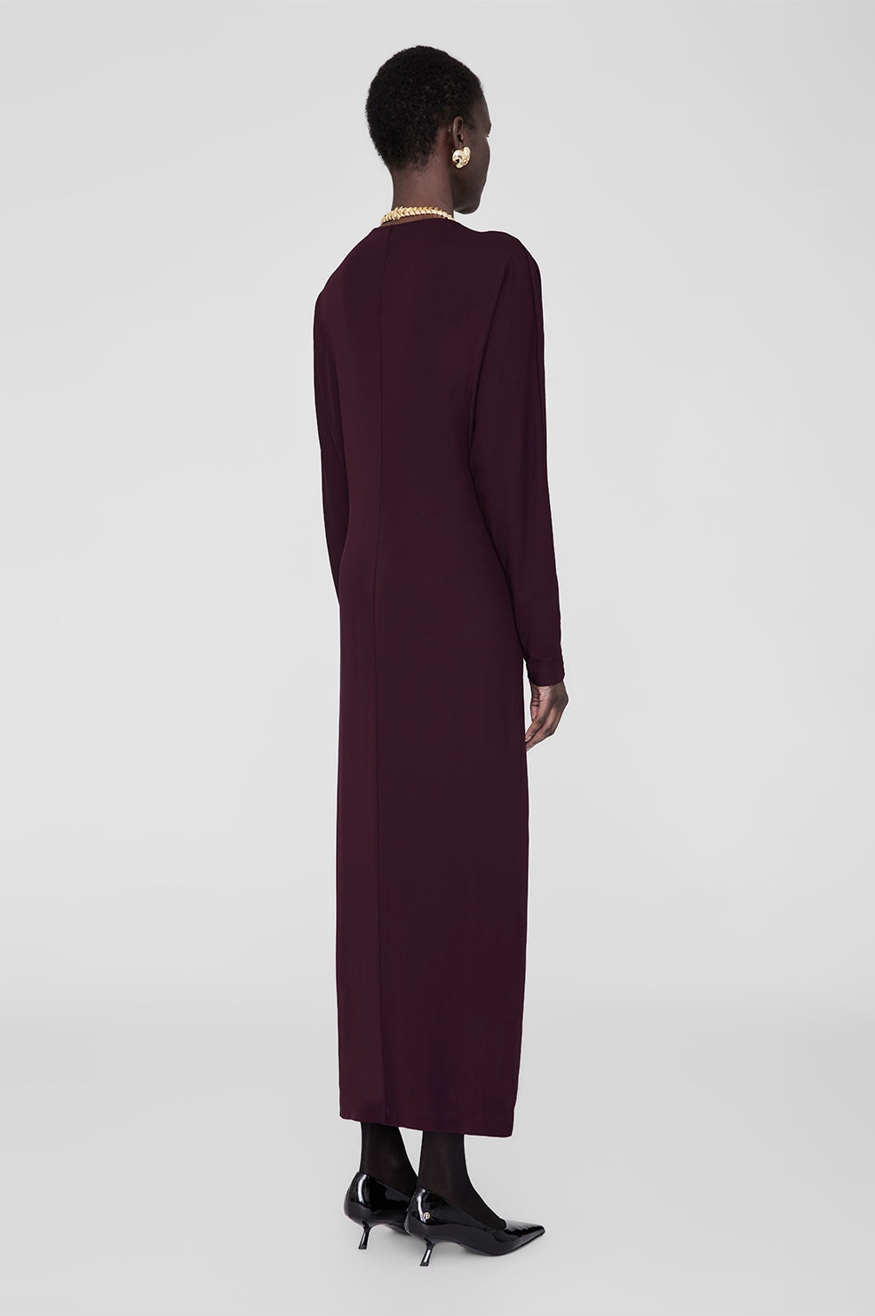 Mathilde Dress - Bordeaux - 3