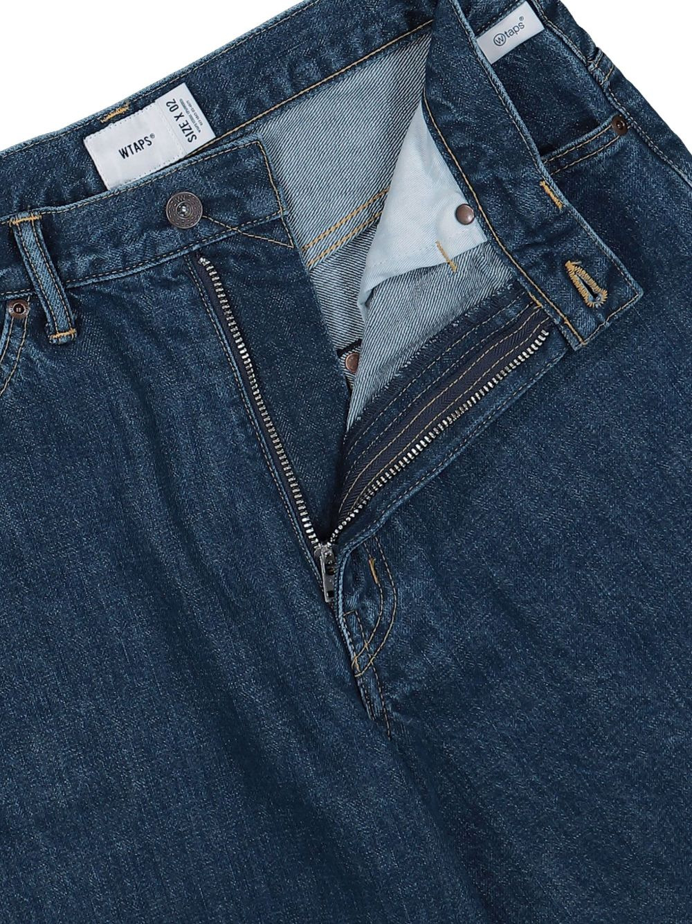logo-embroidered jeans - 4