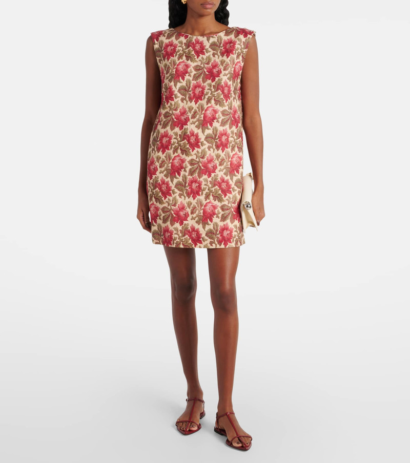 POSSE Rosalie floral linen shift dress outlook