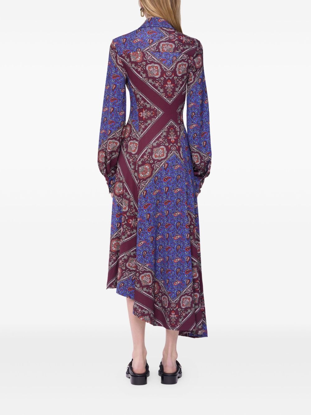 asymmetric shirt dress - 4