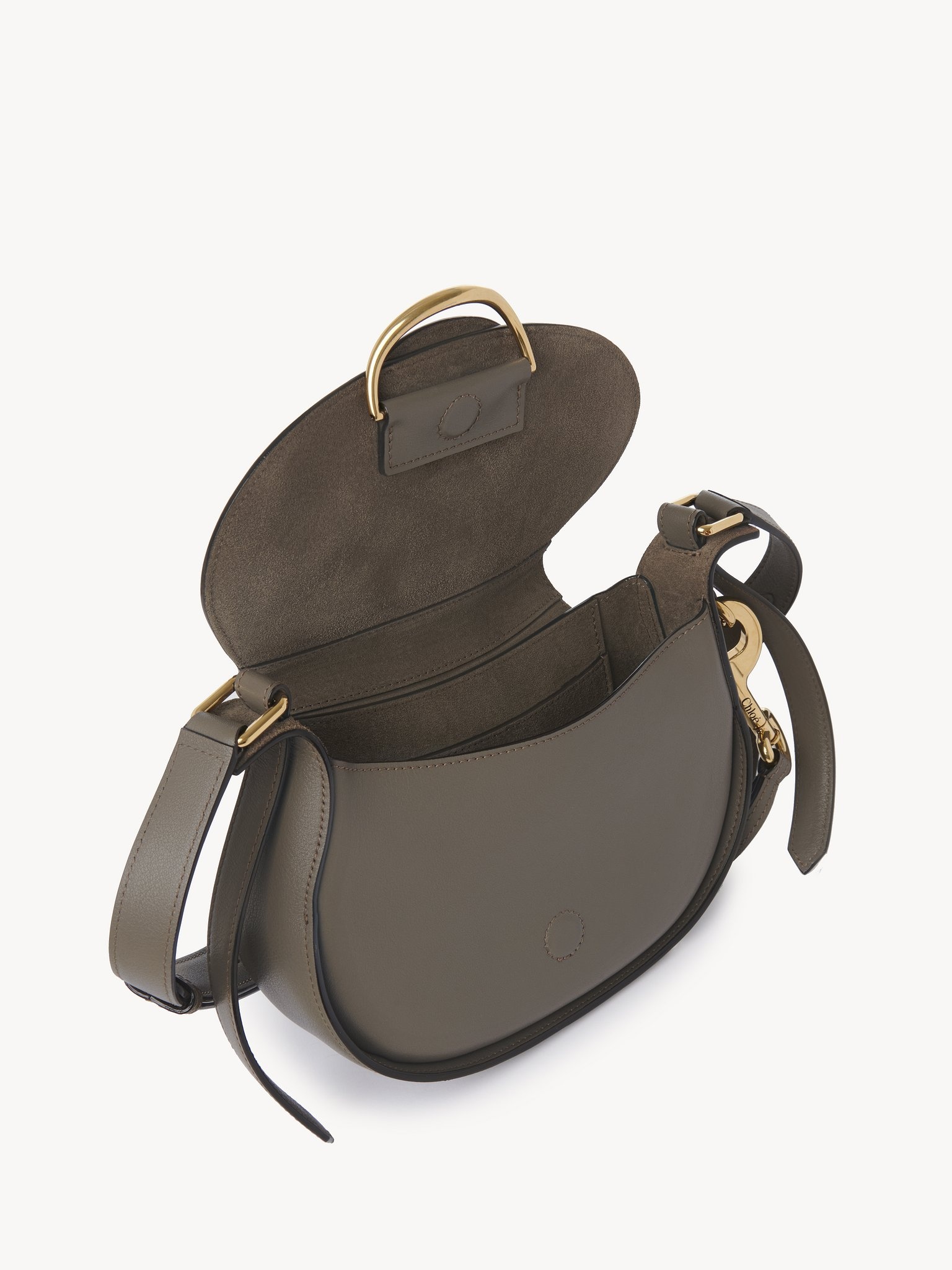SMALL CHLOÉ RIDE CROSSBODY BAG IN SOFT LEATHER - 6
