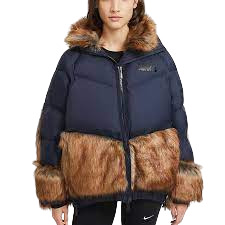 (WMNS) Nike x Sacai Parka 'Navy' CT3267-475 - 3