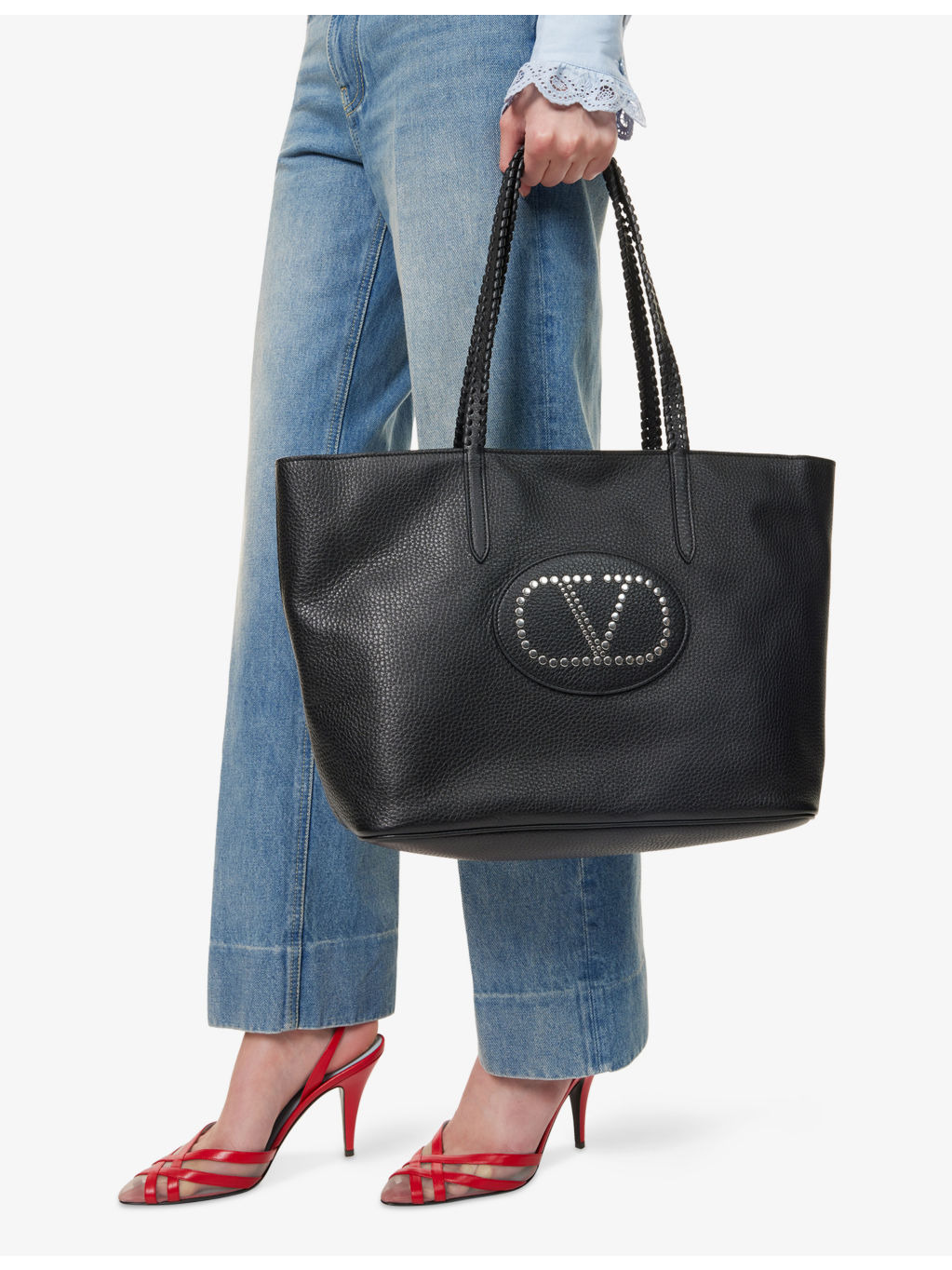 Avec Toi Logo Leather Shoulder Bag - 2