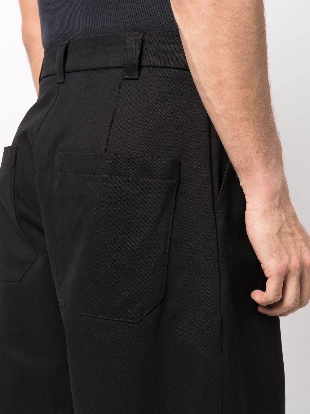 wide-leg high-waisted trousers - 5