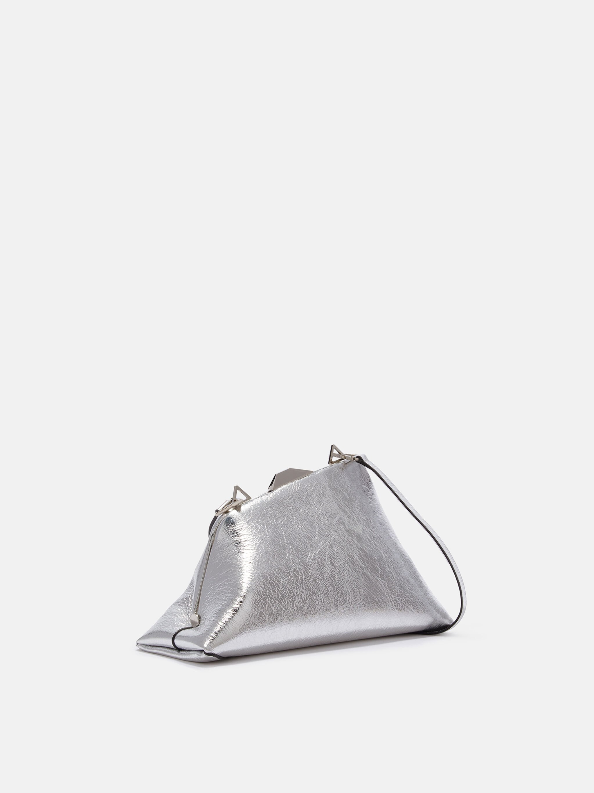 ''DAY OFF'' SILVER SHOULDER BAG - 3