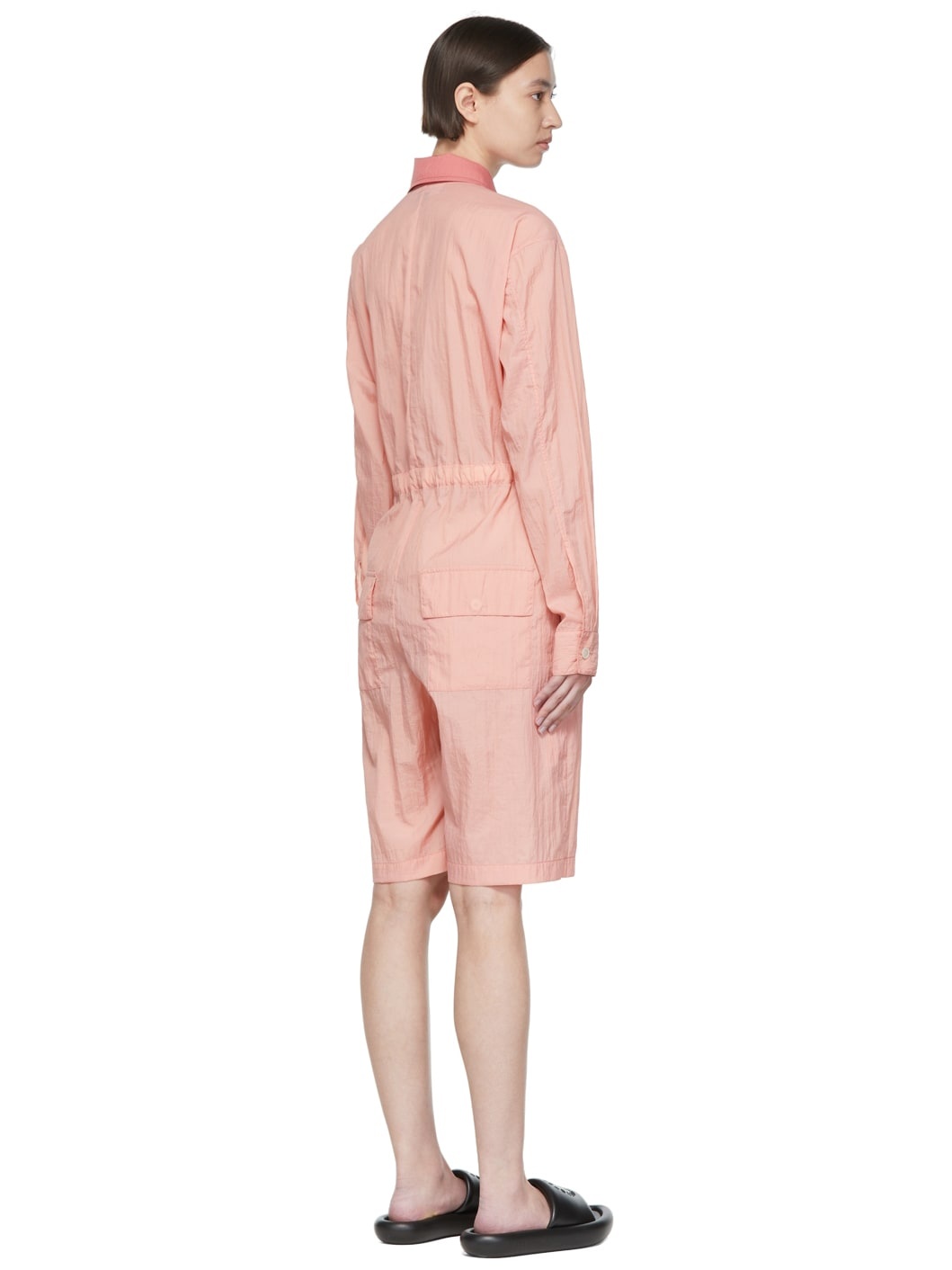 Pink Nylon Jumpsuit - 3