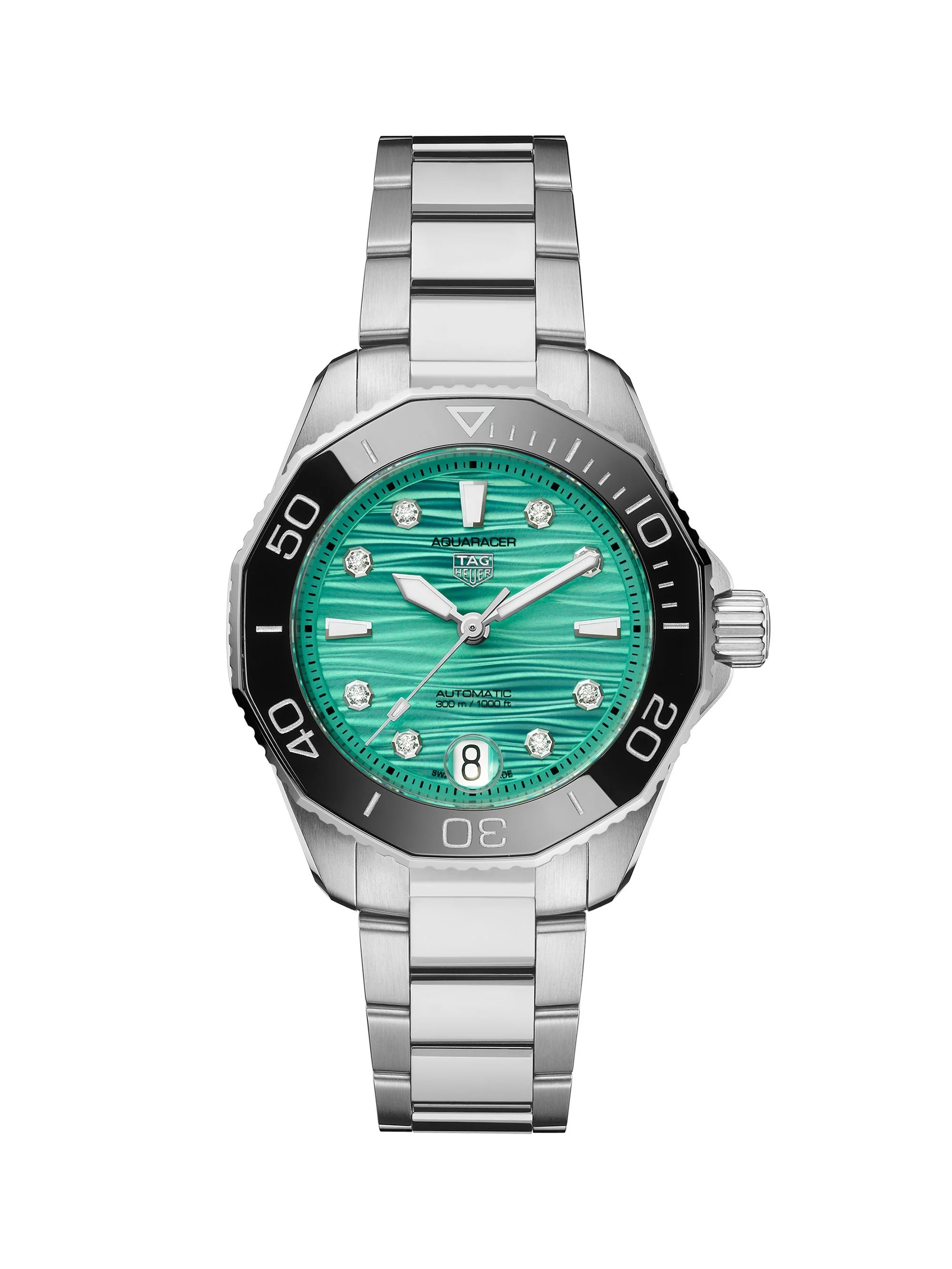 Women's Aquaracer Professional 300 Stainless Steel & 0.078 TCW Diamond Bracelet Watch - Steel - 1