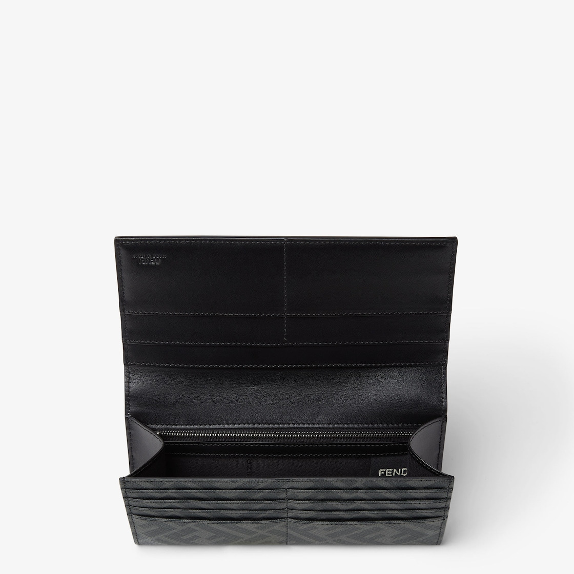 Gray fabric wallet - 3