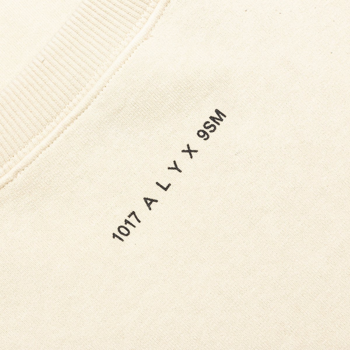 1017 ALYX 9SM CREWNECK W/ PRINT - SAND - 5