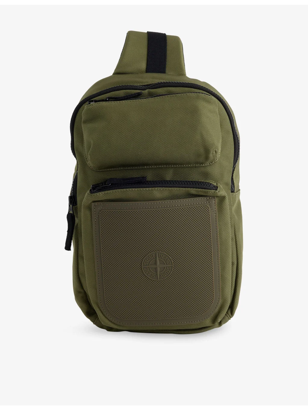 Brand-Patch Canvas Cross-Body Bag - 1