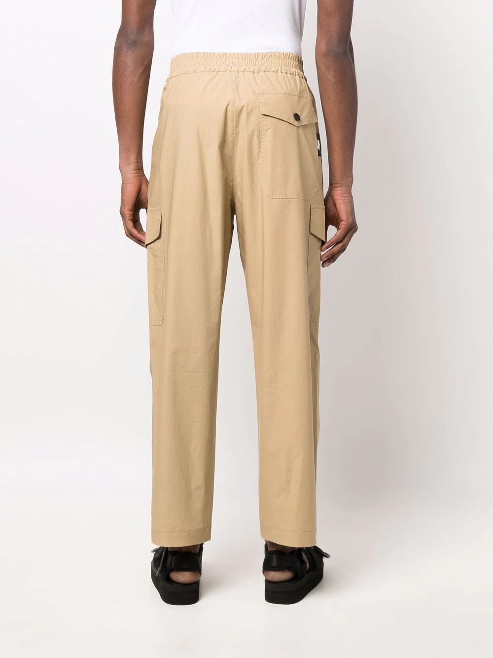 straight-leg cargo trousers - 4