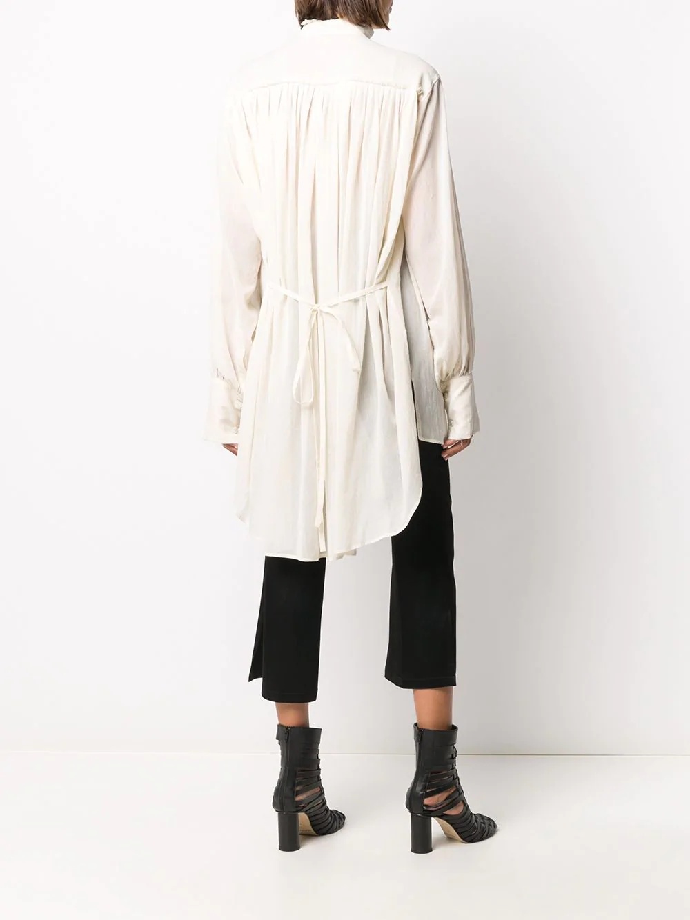 oversized blouson shirt - 4