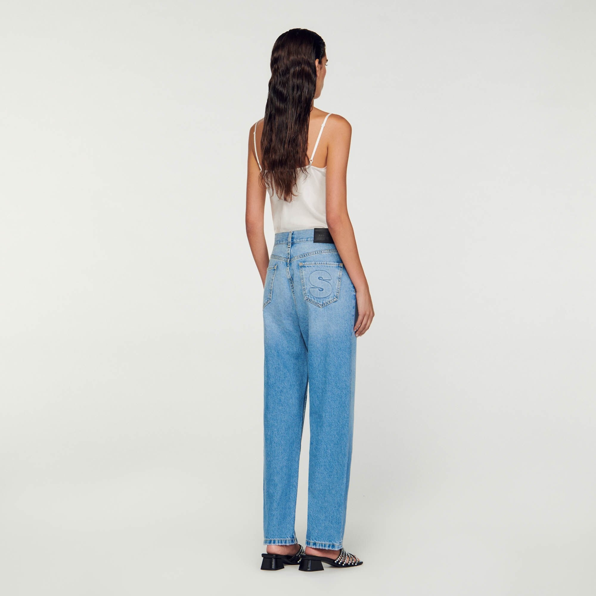 LOW-RISE STRAIGHT-LEG JEANS - 6