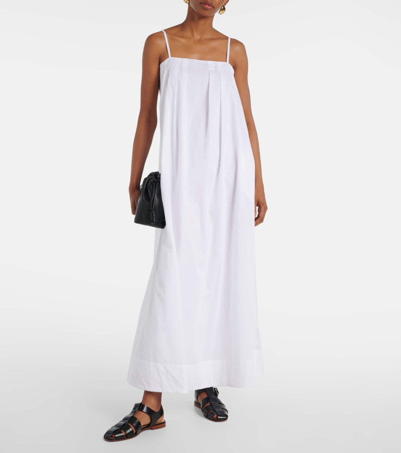 ASCENO Heather cotton batiste maxi dress outlook
