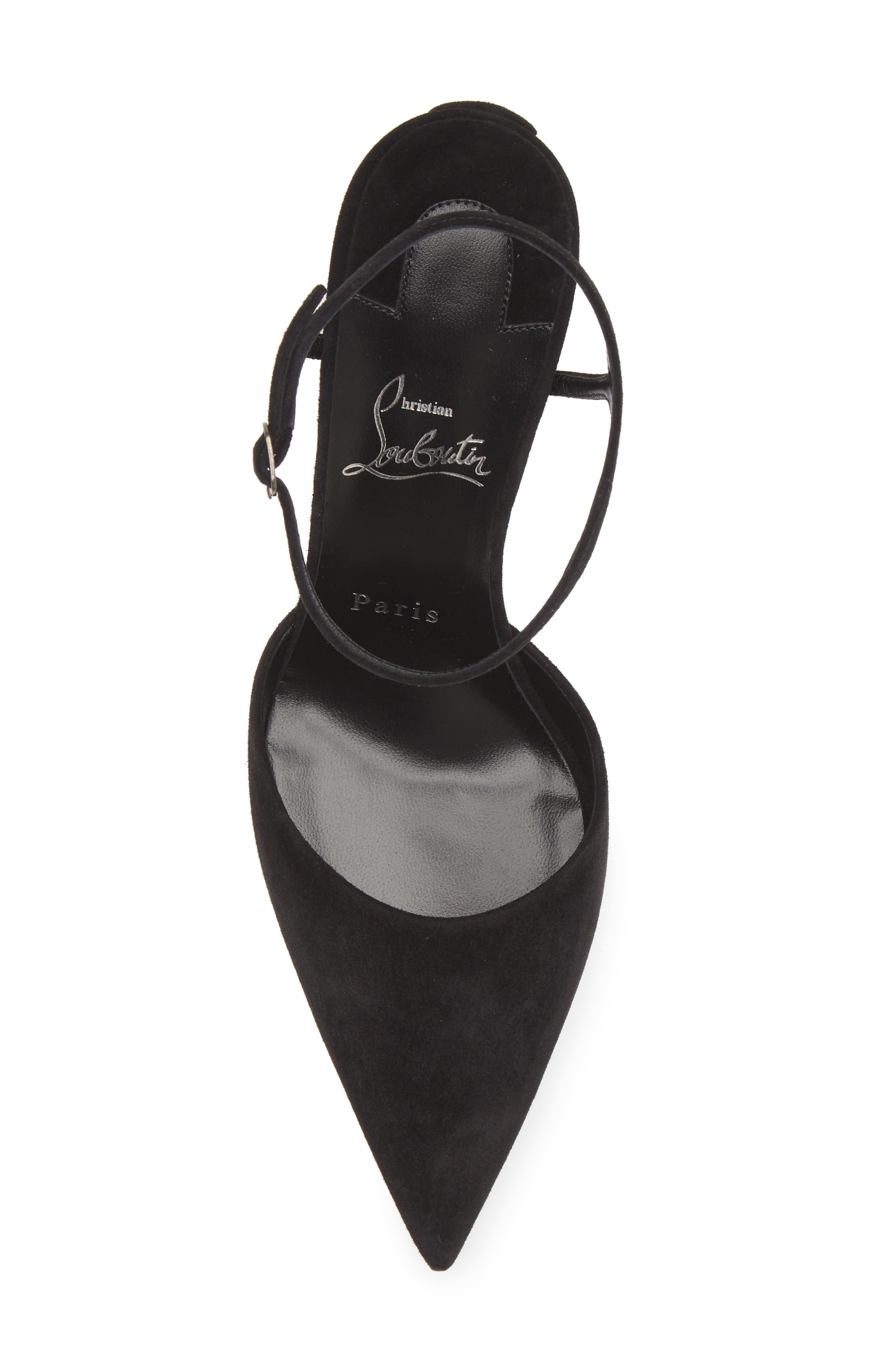 Christian Louboutin Condora Riviera Ankle Strap Pump in Black/Lin Black at Nordstrom - 5