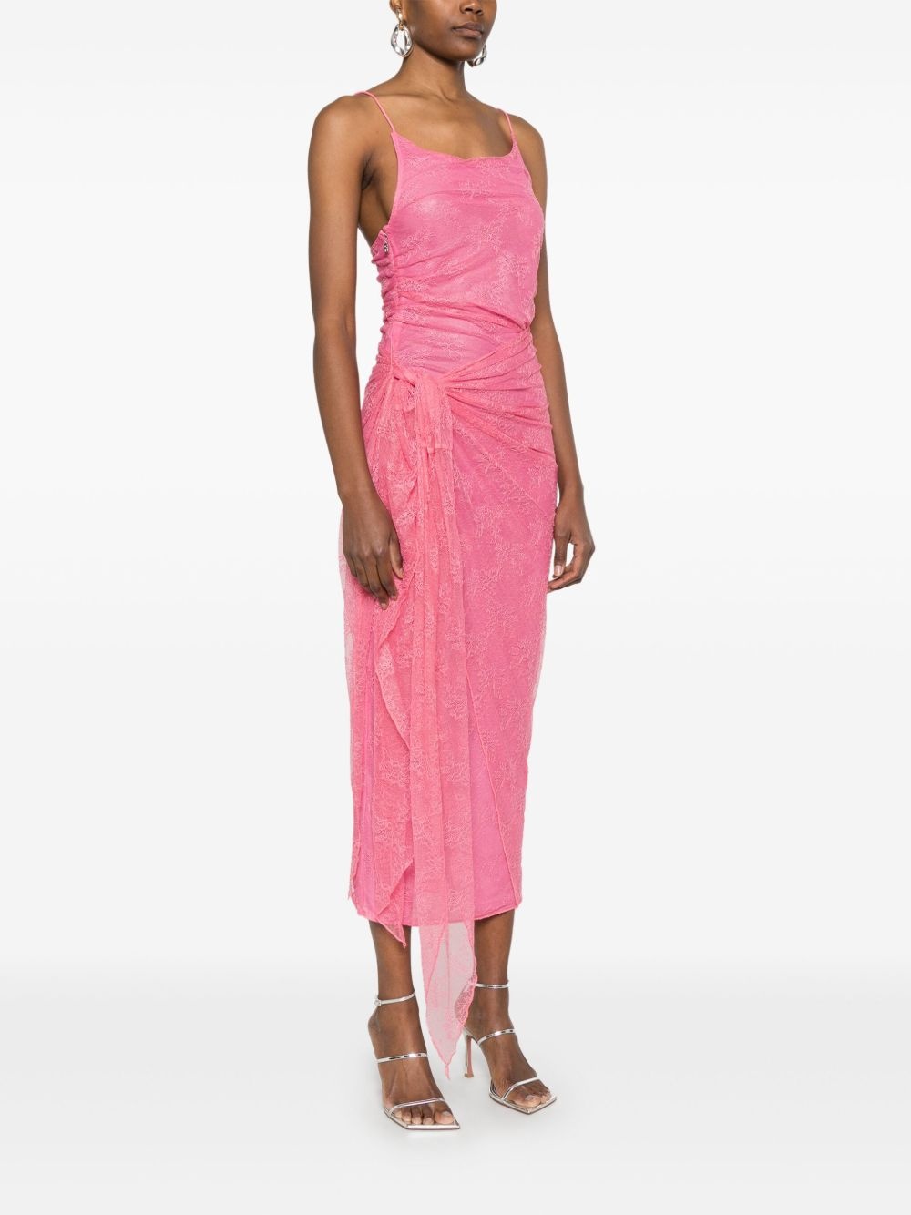 lace midi dress - 3