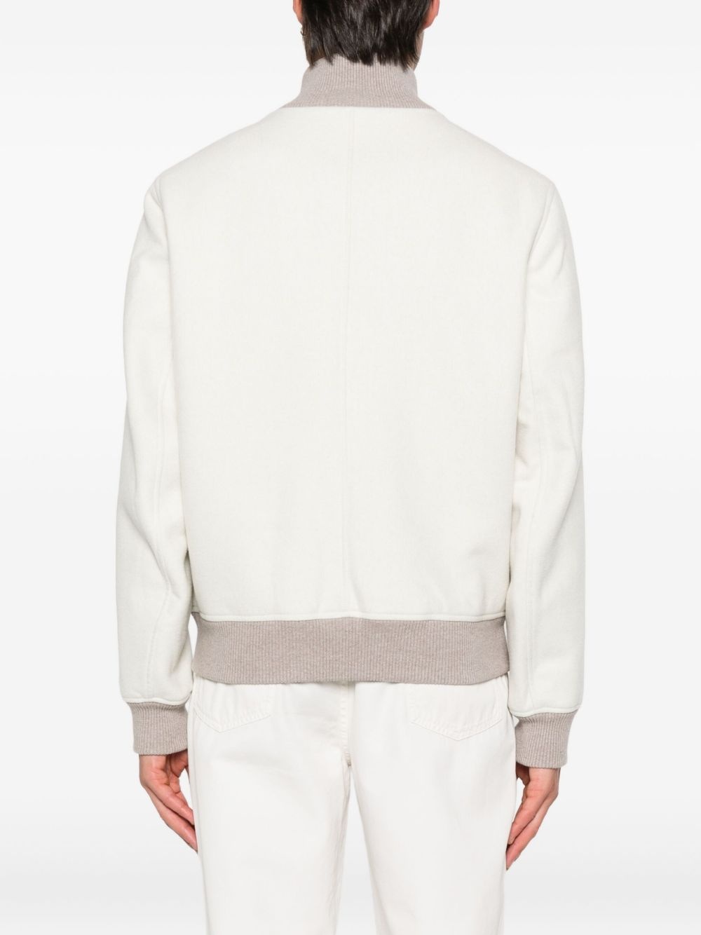 button-up bomber jacket - 4