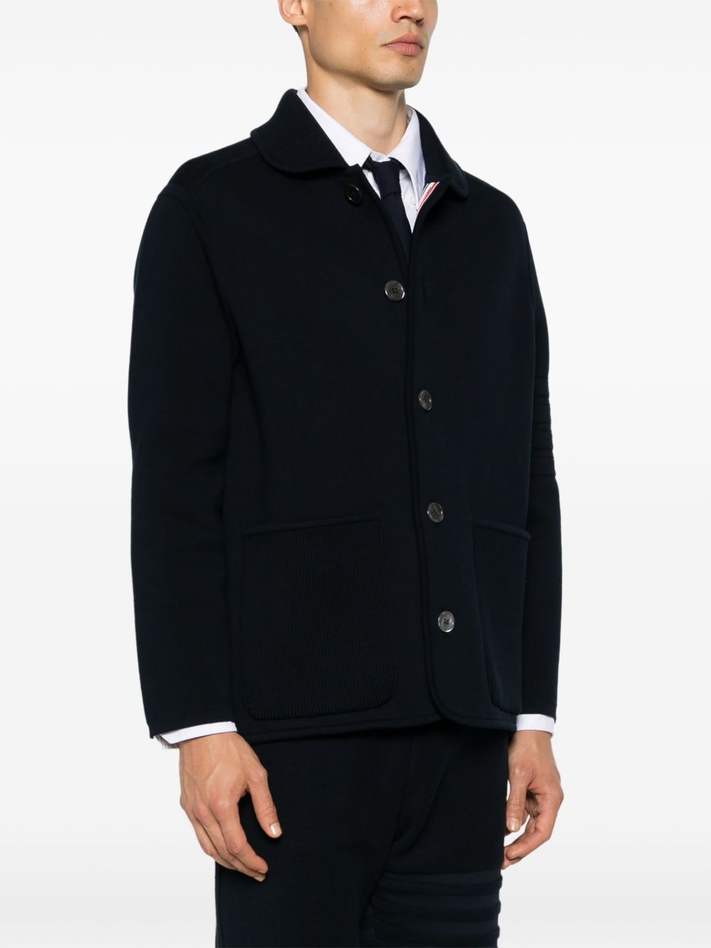 4-Bar piqué-weave jacket - 3
