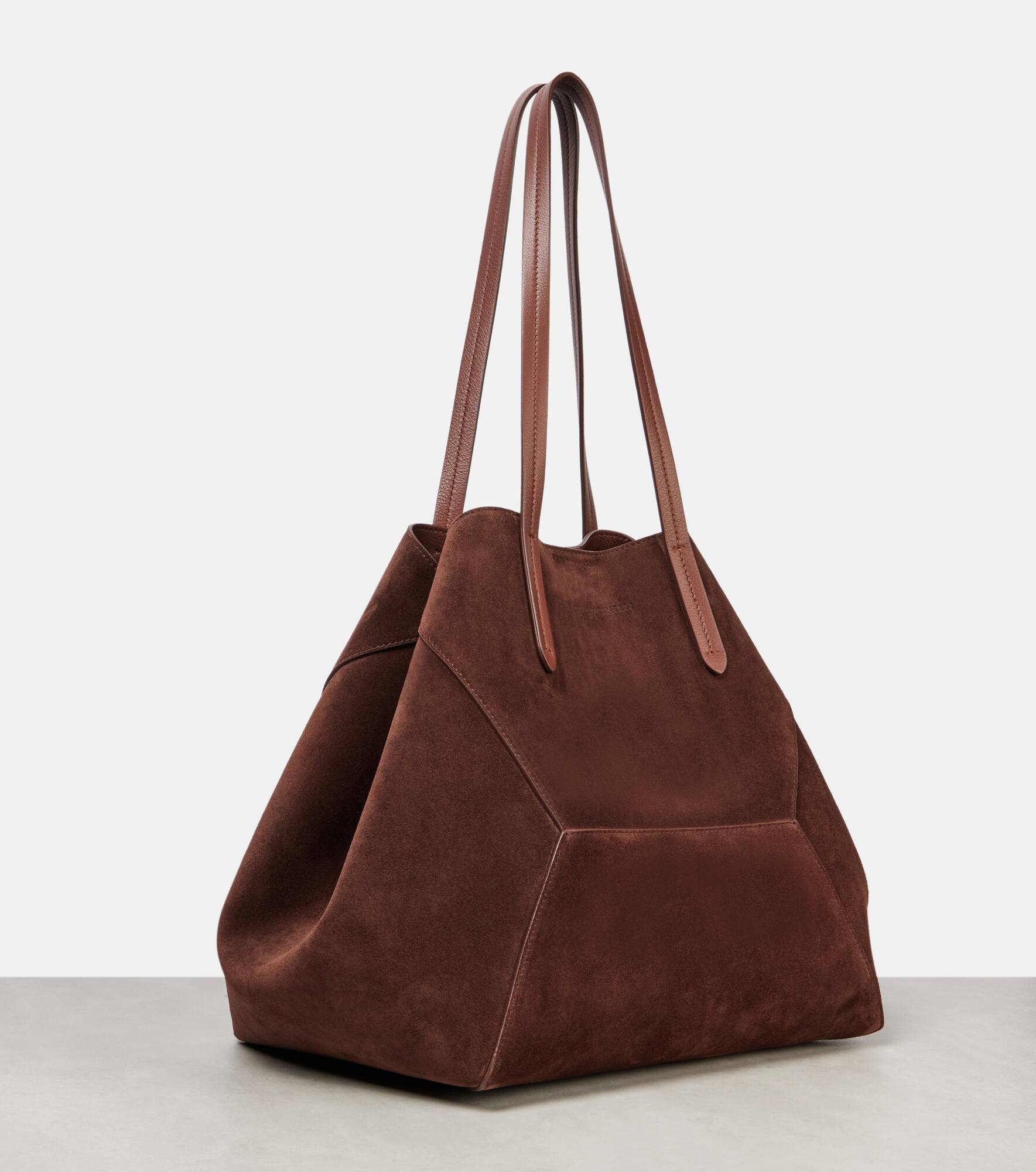 BC Duo Large suede tote bag - 6
