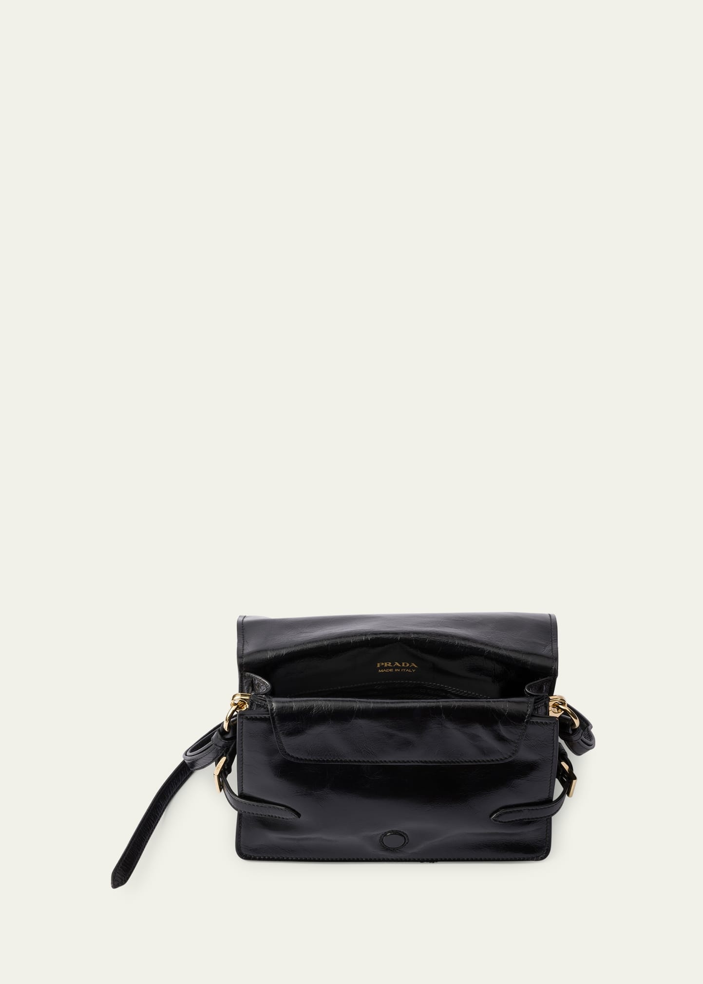 Flap Soft Leather Shoulder Bag - 4