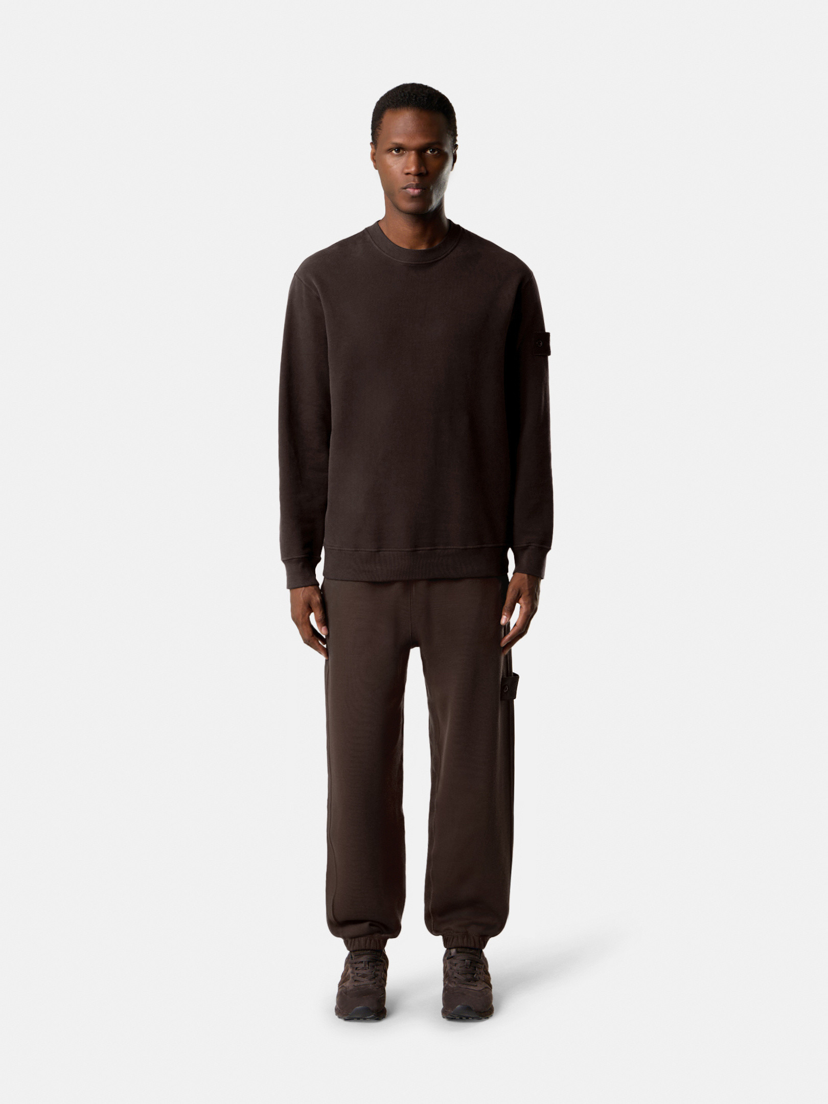6100069 STRETCH COTTON FLEECE_STONE ISLAND GHOST - 2