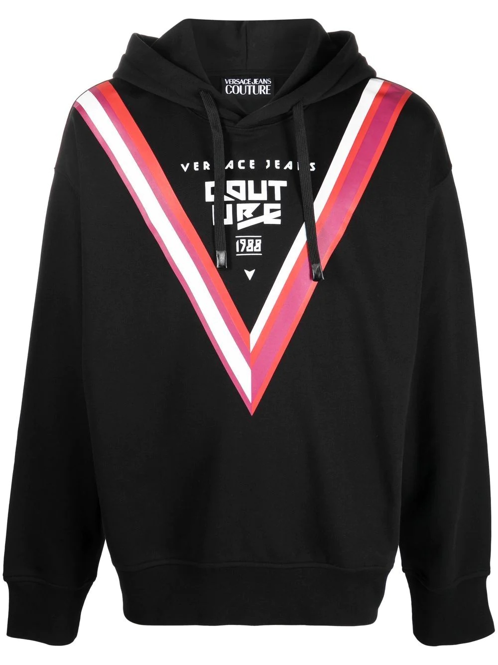 logo-print hoodie - 1