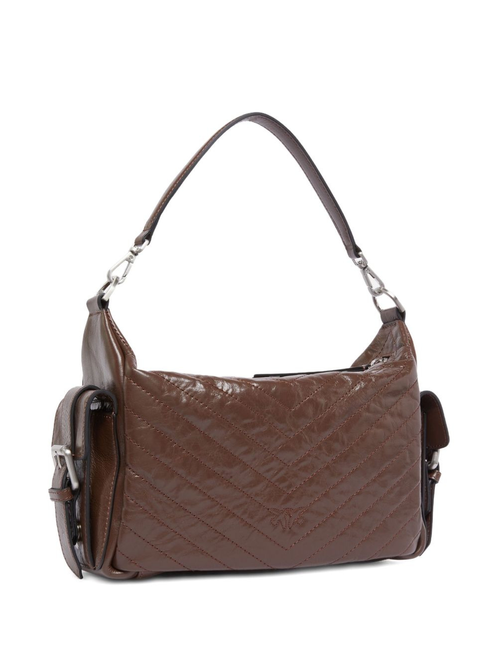 quilted multi-pocket shoulder bag - 2