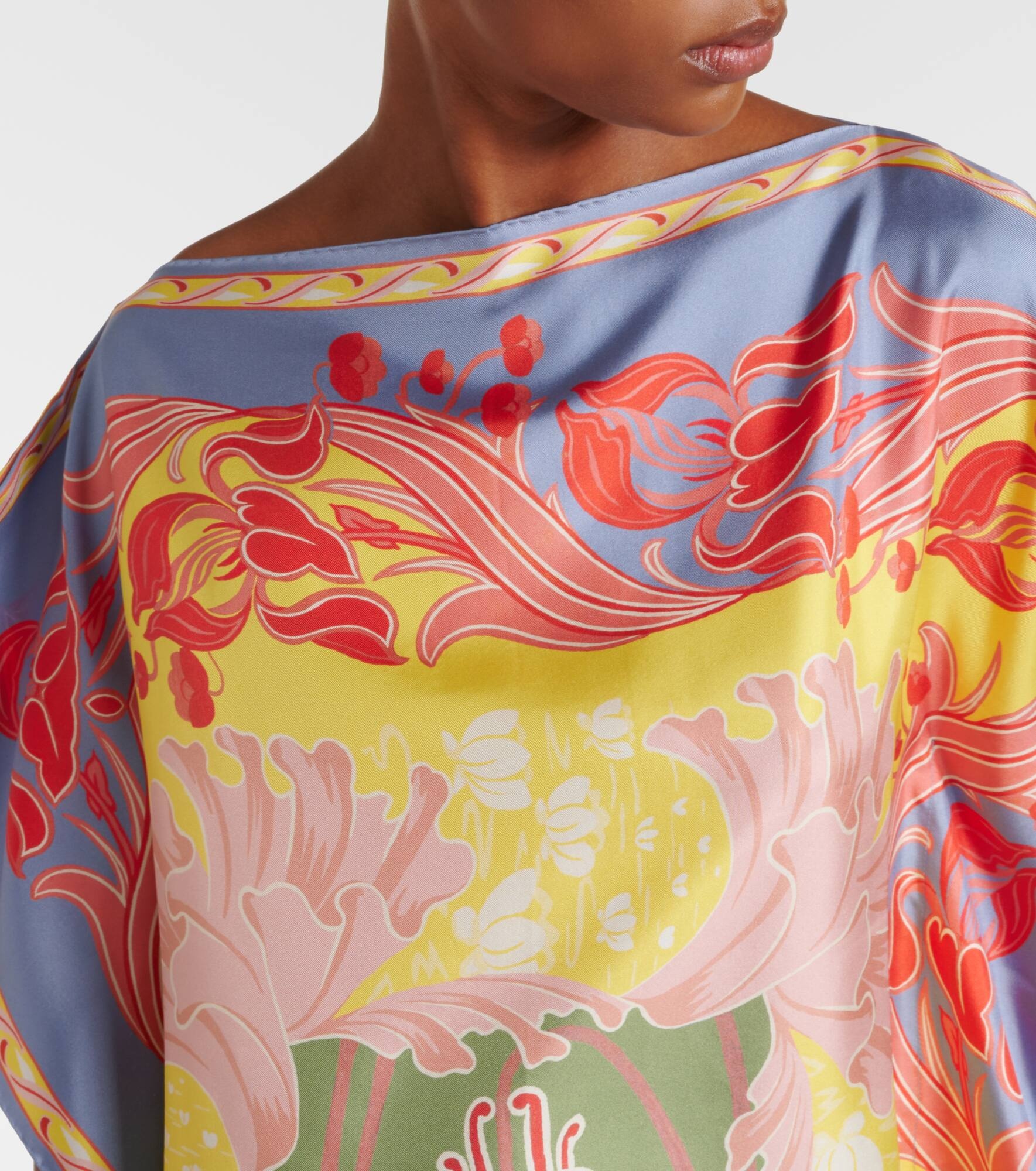 Etro Summer silk twill top - 4